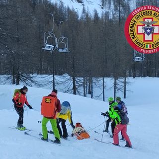 Recuperato lo scialpinista sul Cazzola FOTO