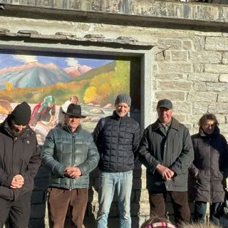 Toceno omaggia l’antico lavoro della lavandaia con due nuovi affreschi