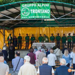 A fine agosto la festa campestre degli alpini di Trontano