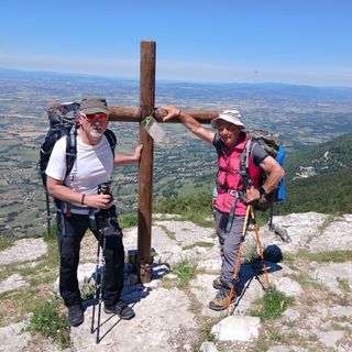 Antonio Bovo sul cammino di San Francesco: 300 chilometri verso Roma FOTO