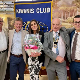Cristina Zambonini ospite del Kiwanis di Domo