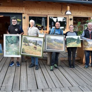 Mario Camoletto è il vincitore del concorso di pittura &quot;Domobianca si colora&quot; FOTO