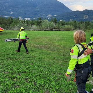 Grida di aiuto in alta Valle Antrona, intervento dell'elisoccorso