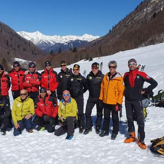 Prevenzione del rischio valanghe: addestramento congiunto in Val Loana FOTO E VIDEO