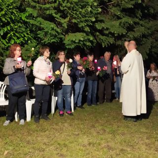 Festa di Santa Rita, tanti fedeli alla messa al Croppo di Trontano
