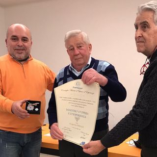 Anap Confartigianato, diploma e onorificenza al crevolese Eugenio Pirazzi