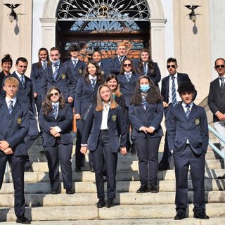 L’anno scolastico dell'Alberghiero Rosmini inizia con il saluto speciale degli stellati Bartolini e Palmieri