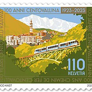 La “Centovallina” compie 100: le Poste svizzere la festeggiano con un francobollo