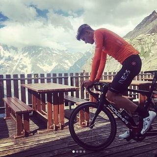 Filippo Ganna, bis mondiale nato anche al Passo del Moro