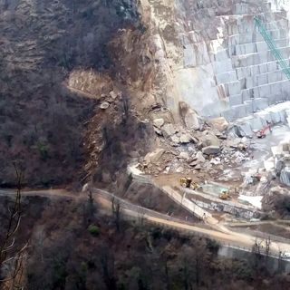 Crevoladossola, si cercano le cause del crollo in cava  FOTO