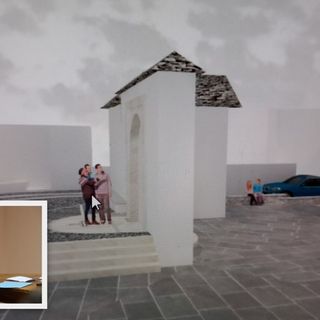 Una immagine dell'intervento previsto dal progetto e nel riquadro l'assessore Andrea Cogliandro