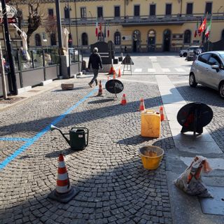 Chiuso il buco apertosi in corso Ferraris