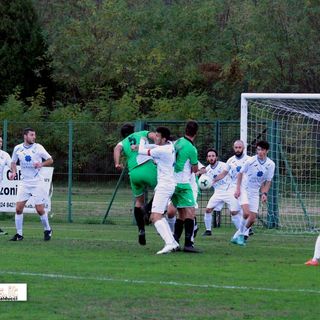 Una foto della partita di andata tra Fomarco e Virtus Villa