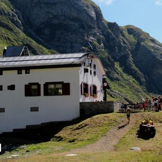 Il rifugio Margaroli, in alta Formazza