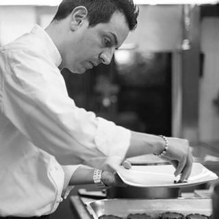 Lo chef stellato Giorgio Bartolucci protagonista di un servizio del tg Studio Aperto