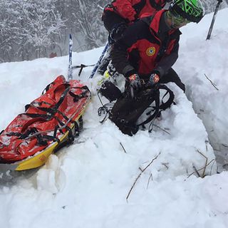 Alpinista infortunato ad un ginocchio sul Monte Cazzola