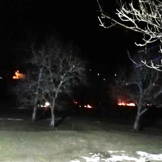 Sterpaglie in fiamme lunedì sera in Valle Vigezzo