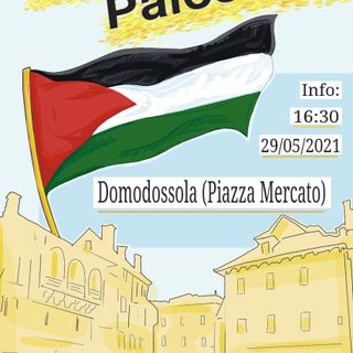Sabato 29 in piazza Mercato a Domo la manifestazione Pro Palestina