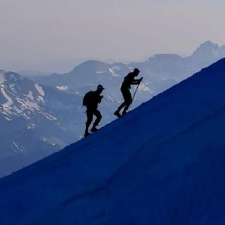 Il meteo avverso ferma l'impresa di Marcello Ugazio sul Monte Leone