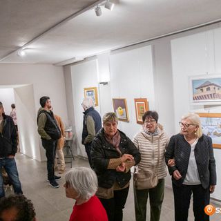 Al Caveau la mostra dedicata al pittore Franco Busca FOTO