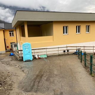 Varzo, proseguono i lavori per la nuova scuola dell'infanzia e la mensa di Alneda FOTO