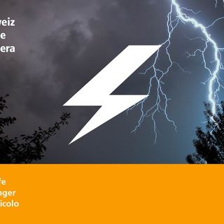 MeteoSvizzera: "Temporali intensi con vento e grandine. Livello di pericolo 3"