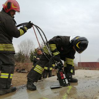 Anche i vigili del fuoco del Vco alle giornate di addestramento di Torino