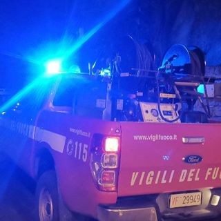 Lastroni di ghiaccio sulla statale dell'Anzasca