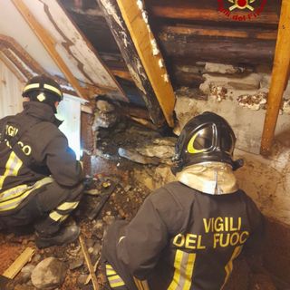 Principio di incendio nella notte a Bannio Anzino