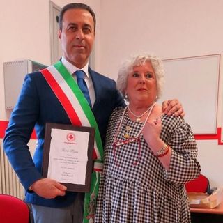 Al sindaco Lucio Pizzi un importante riconoscimento da parte della Croce Rossa