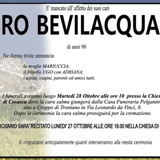 Bevilacqua Iro 90 anni