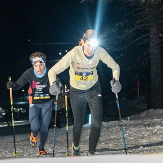 Benedetta Broggi in azione sulle nevi di Gressoney