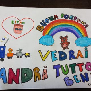 Tanti disegni e messaggi di vicinanza a Eitan anche dai bambini della valle Vigezzo