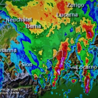 Maltempo, stato di allerta in Canton Vallese
