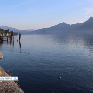 Il Lago Maggiore sotto il primo livello di magra