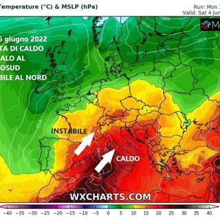 Torna il caldo, tempo instabile con possibili temporali fino al 6 giugno
