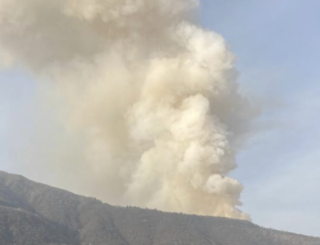 Incendio San Bernardino, Spadone: “Grazie a vigili del fuoco e volontari per lo straordinario lavoro”