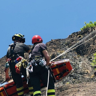 Esercitazione congiunta del SAF dei Vigili del fuoco