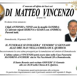 Di Matteo Vincenzo di anni 92