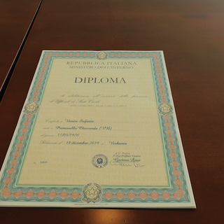 Ufficiali di Stato Civile ed Anagrafe: consegnati in Prefettura i diplomi Anusca