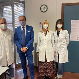 Visita al Coq e alla Casa della Salute di Omegna per il presidente Cirio FOTO