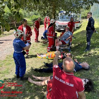 Croce Rossa, tre giorni di esercitazioni per i volontari domesi