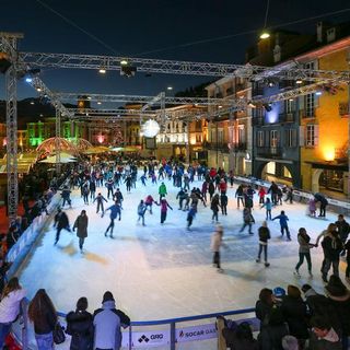 Con 'Locarno on Ice' Piazza Grande si trasforma in un luogo fiabesco