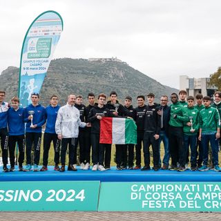 Campionati italiani di Cross, gli atleti di Sport Project Vco conquistano la medaglia d'oro a squadre
