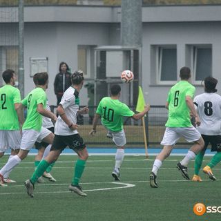 Un momento della partita tra Virtus Villa e Vogogna