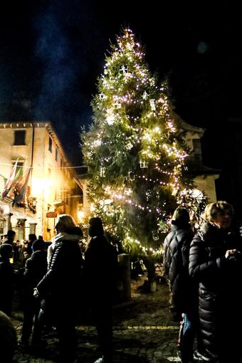 Accensione dell'Albero di Natale al Santuario di Re Accensione dell'Albero di Natale al Santuario di Re