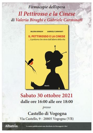 Al Castello di Vogogna la presentazione del libro ‘Il pettirosso e la Cinese’