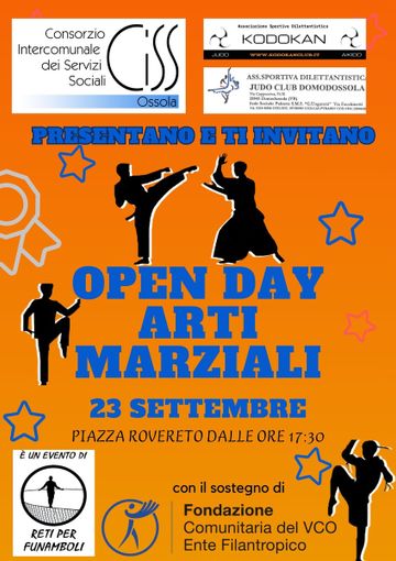 Open Day di arti marziali: promuovere un protagonismo sano e attivo