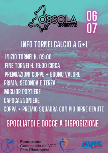 Ossola Events: il gruppo giovani dona fondi al Corpo Volontari Soccorso Ossola Events: il gruppo giovani dona fondi al Corpo Volontari Soccorso