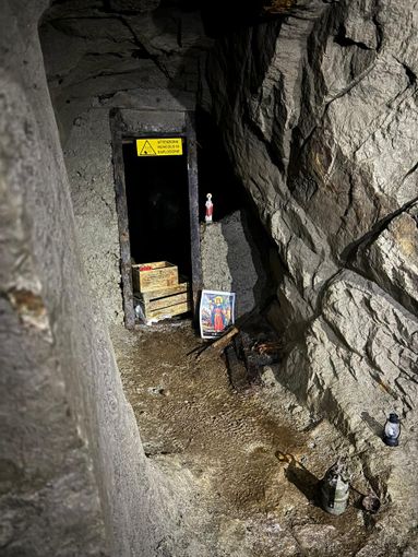 Santa Barbara nella miniera del Taglione ad Antrona